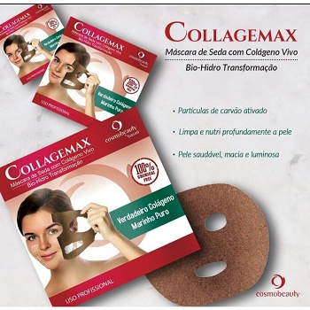 Mascara Facial Collagemax  Colágeno Marinho Puro Cosmobeauty Mascara Facial