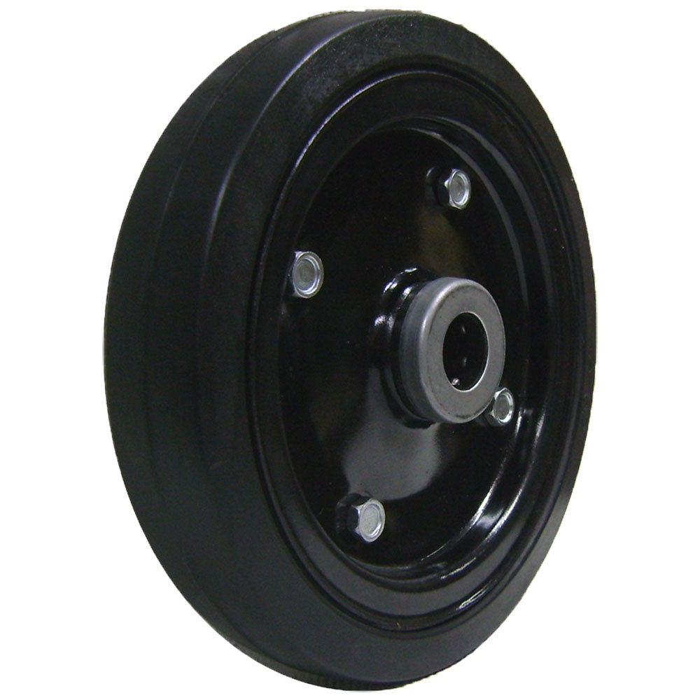 Roda  de Chapa 8" Para Carrinhos de Carga, Amanem, Ambulante,  Rolete 7/8" - CP8R78