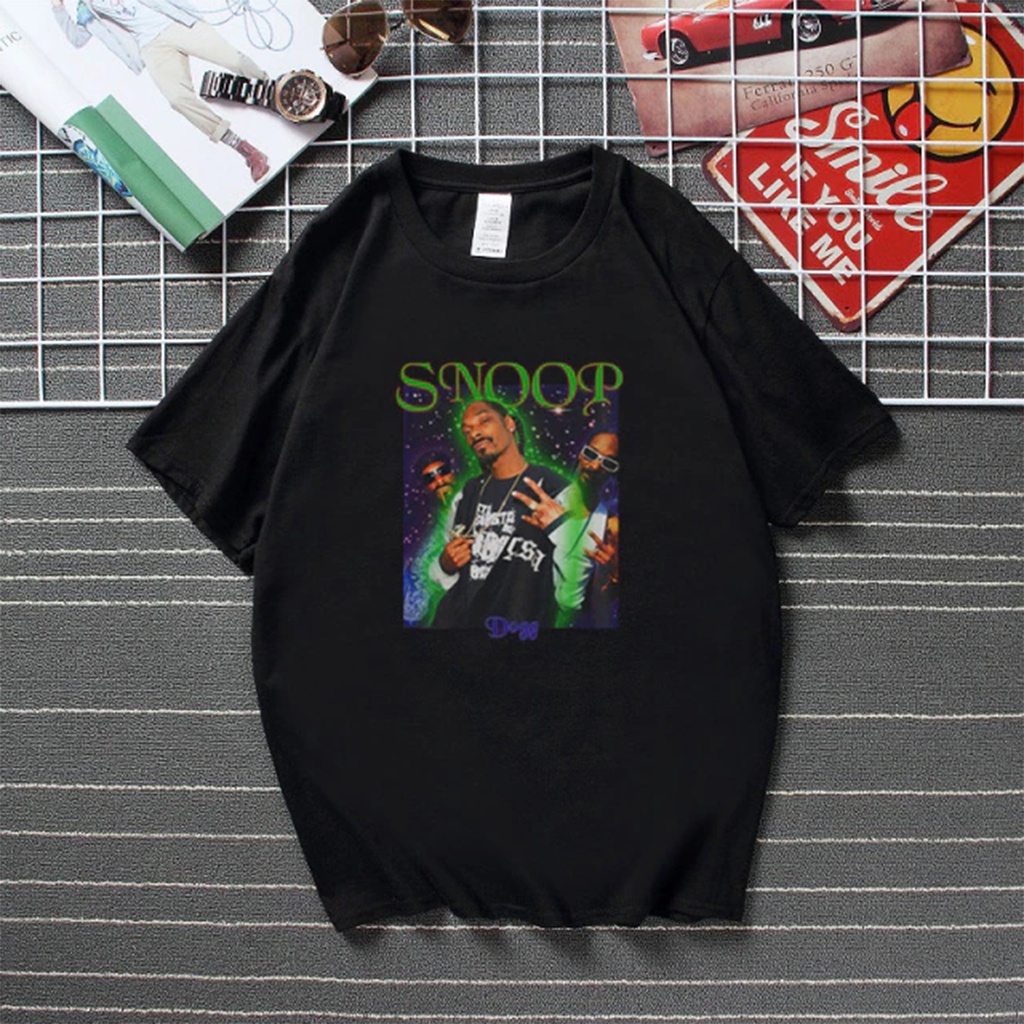 Camiseta Basica Camisa Algodao Snoop Snoopzilla  Dogg Rapper Americano Nigga Fan Poster Unissex
