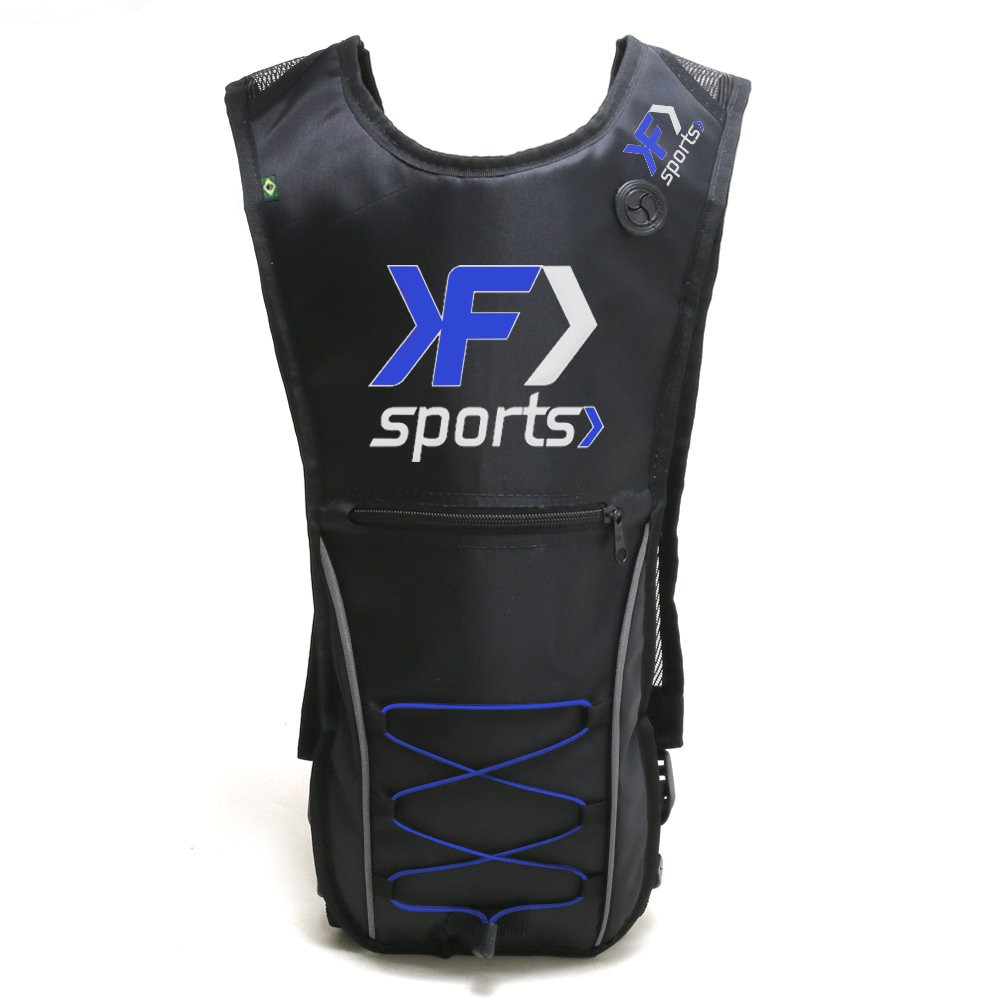 Mochila Térmica de Hidratação Para Ciclismo Com Refil F Sports Bike Mtb Speed Azul