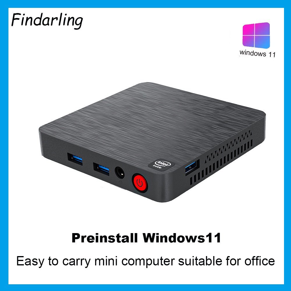 Explosão Transboundária Modelo4 Gb SSD 64 Mini PC Tela De CPU WiFi T4 ...