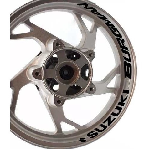 Adesivo Full Large Dual Roda M2 Moto Suzuki Burgman 400 650
