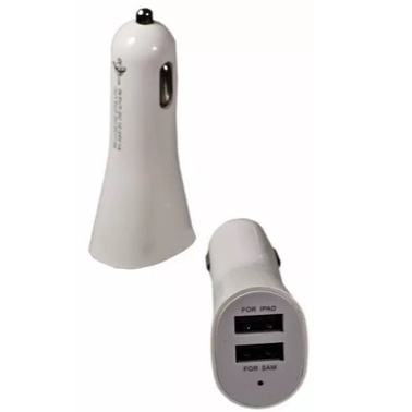 Carregador Veicular Adaptador Usb Duplo Para Celular Tablet GPS