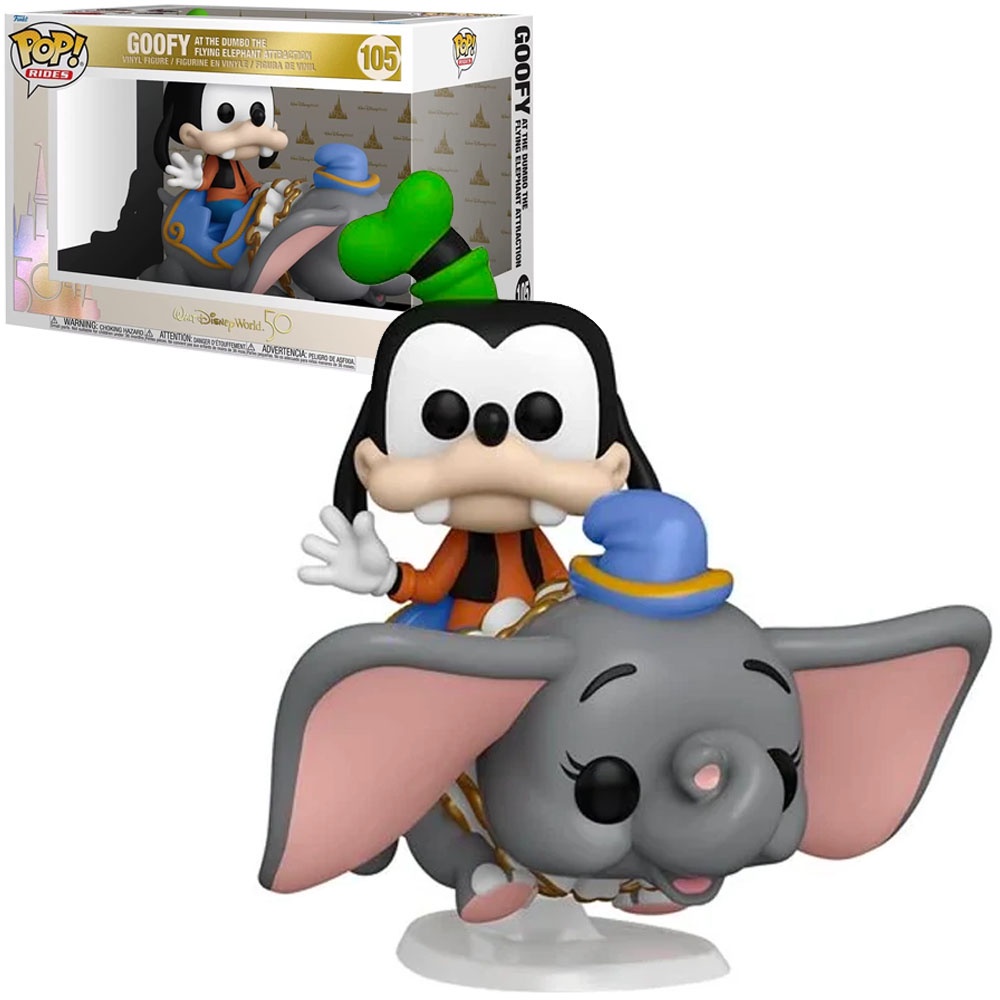 Funko Pop Disney Walt Disney World 50th  Dumbo With Goofy (pateta)  105 Novo Original em Oferta na Shopee