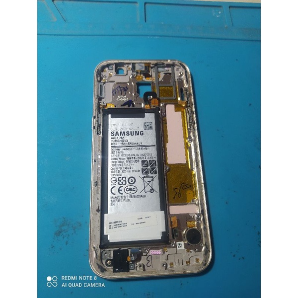 A5 2017 gabinete carcaça botões flex sensor bateria vibracall fone gaveta chip