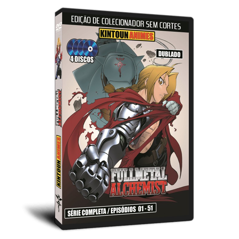 FullMetal Alchemist Série Clássica Completa em DVD - Escorrega o Preço