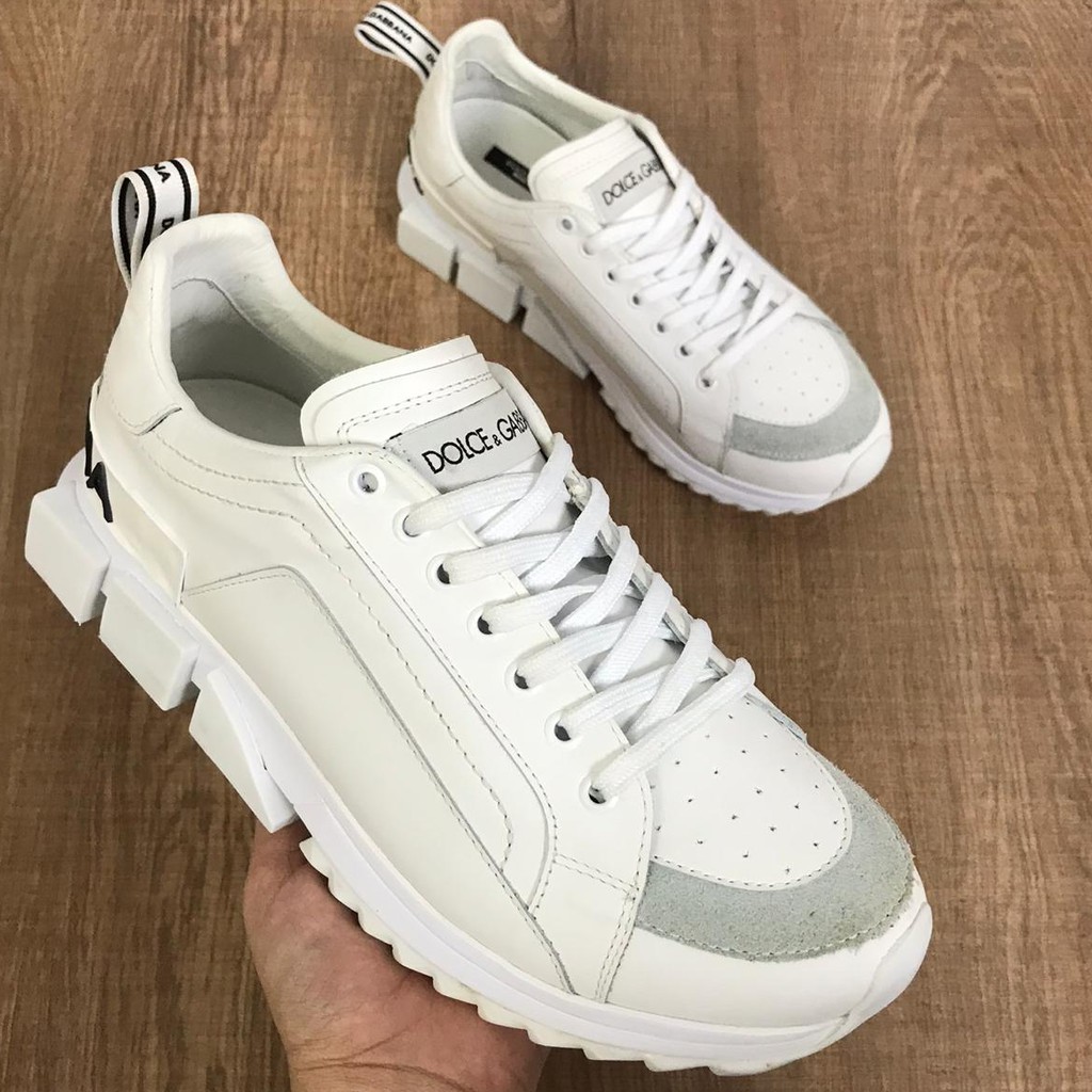 tenis branco dolce gabbana
