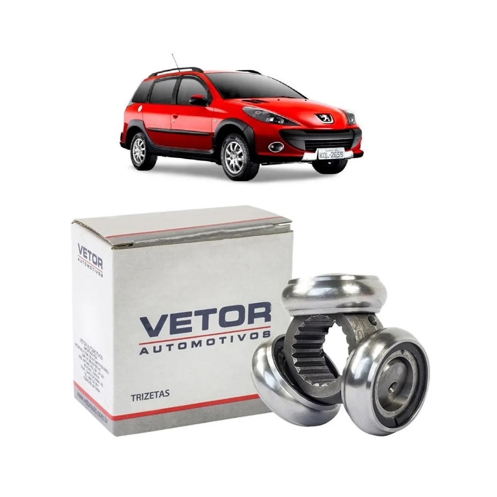 Trizeta Semi Eixo Peugeot 206 207 Sw Escapade 22 X 38 Mm