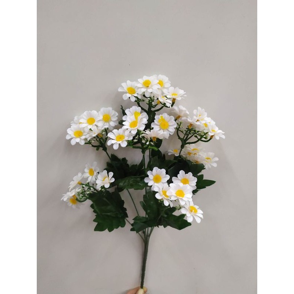 1 Peça Buque com 35 Margarida Artificial p/ Decoração em Oferta na Shopee