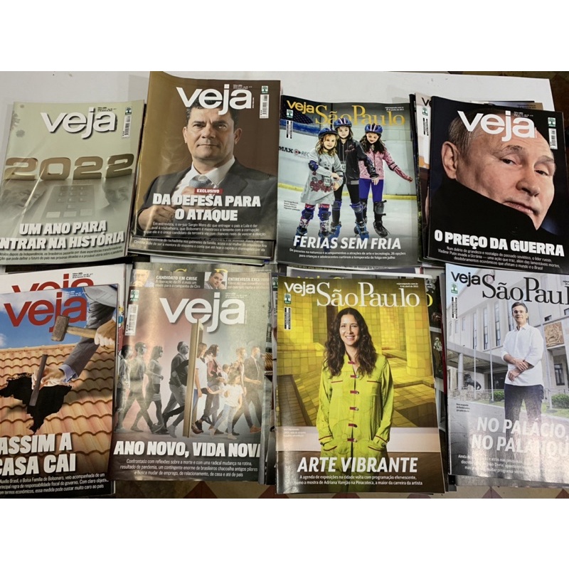 revista veja do ano 2023 e 2024 e 2025 - qual edição você quer? veja São Paulo