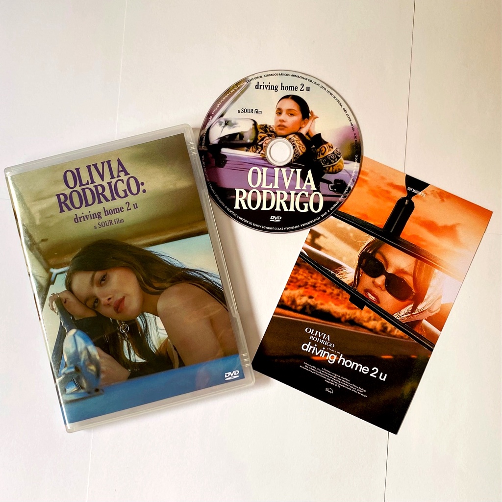 DVD Olivia Rodrigo Driving Home 2 U 2022 A SOUR Film Dirigindo Até Você legendado