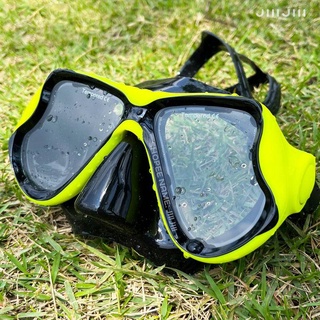 JIIIJIII Máscara Profissional De Mergulho Com Silicone UV Anti-Embaciamento Vidro Temperado Óculos Snorkel