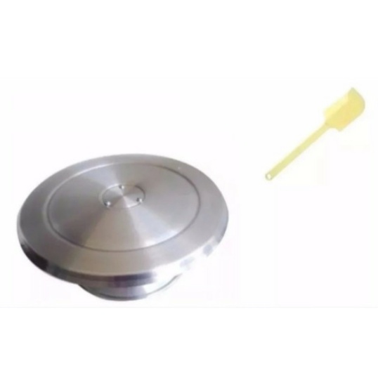 Bailarina Giratória 30cm Para Confeitar + 2 Espátulas Pão Duro (Giro Profissional 360graus)