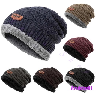Touca De Inverno Masculina Grossa De Algodão Quente