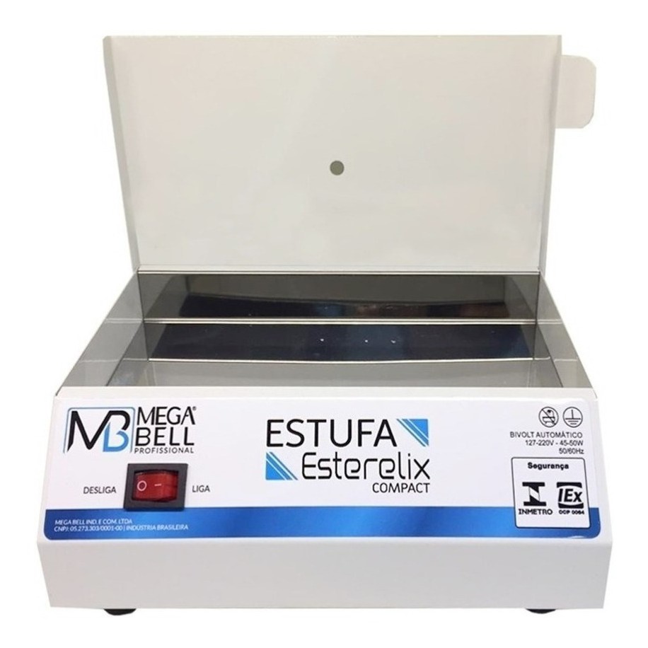 Estufa Esterilizadora Para Alicates Bisturis Manicure Esterelix Megabell P em Oferta na Shopee