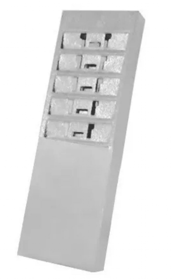 Chapeira Porta Cartão para 5 Lugares de Cartão De Ponto C/nota Fiscal