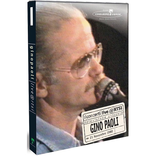Dvd Gino Paoli - Concerti Live Novembro 1980 (lacrado)