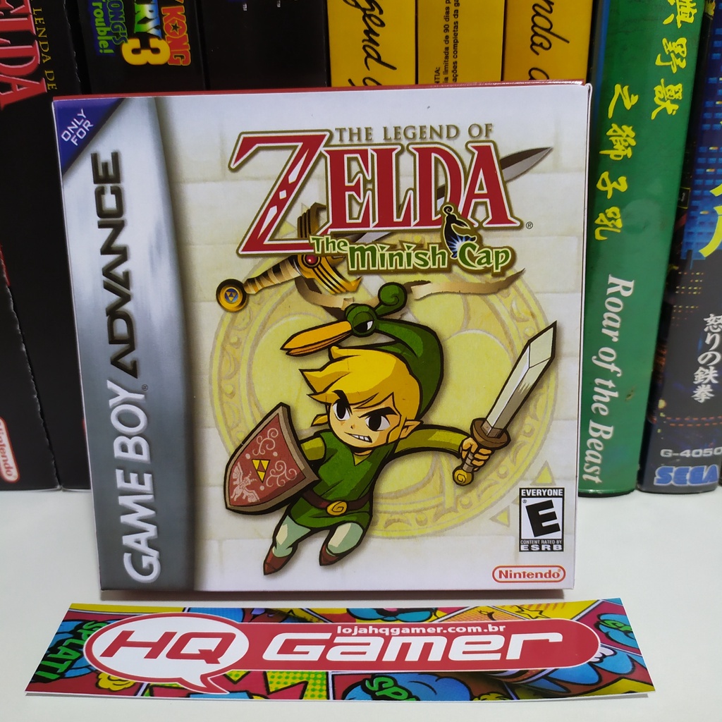 Legend of Zelda: The Minish Cap - Box do Jogo (Nintendo Game Boy Advance)