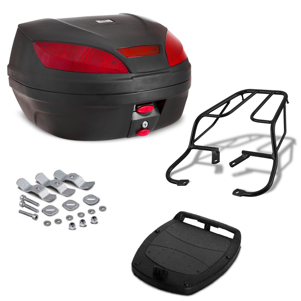 Baú 52 Litros + Bagageiro Cbx 250 Twister 2001 - 2008 em Oferta na Shopee