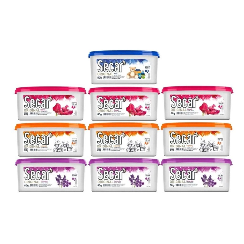 Kit C/ 4 Unid. Desumidificador Anti Mofo - Secar - 80g