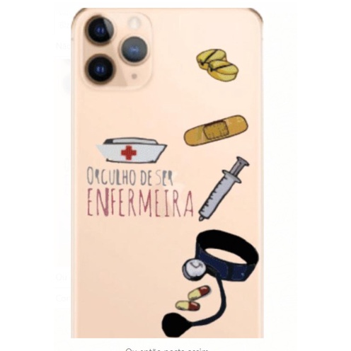 Capa Personalizada enfermagem  Iphone 7/8