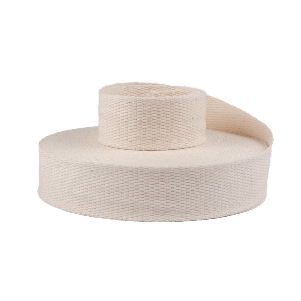 Alça de Algodão Reforçada 4 cm Cru MW 440 - 20 metros em Oferta na Shopee