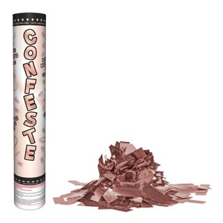 Lança Confete Confeste Laminado Colors Rosa Ouro - 30 cm - Mundo Bizarro em Oferta na Shopee