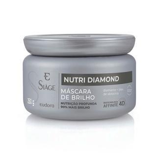 Máscara Capilar de Brilho Siàge Nutri Diamond 250g - Eudora