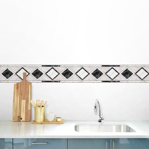 Faixa Decorativa Para Cozinha Quarto Sala Marmore Promoção