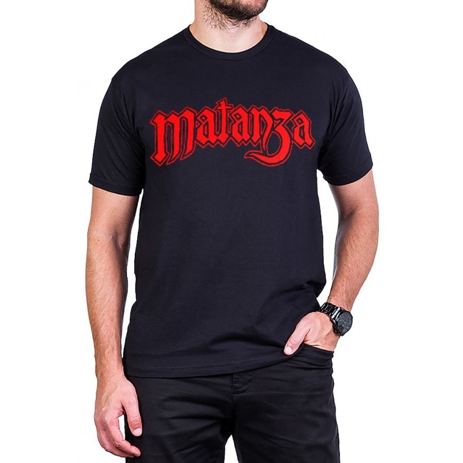 Camisa, Camiseta Matanza Banda Rock and Roll 100% Algodão