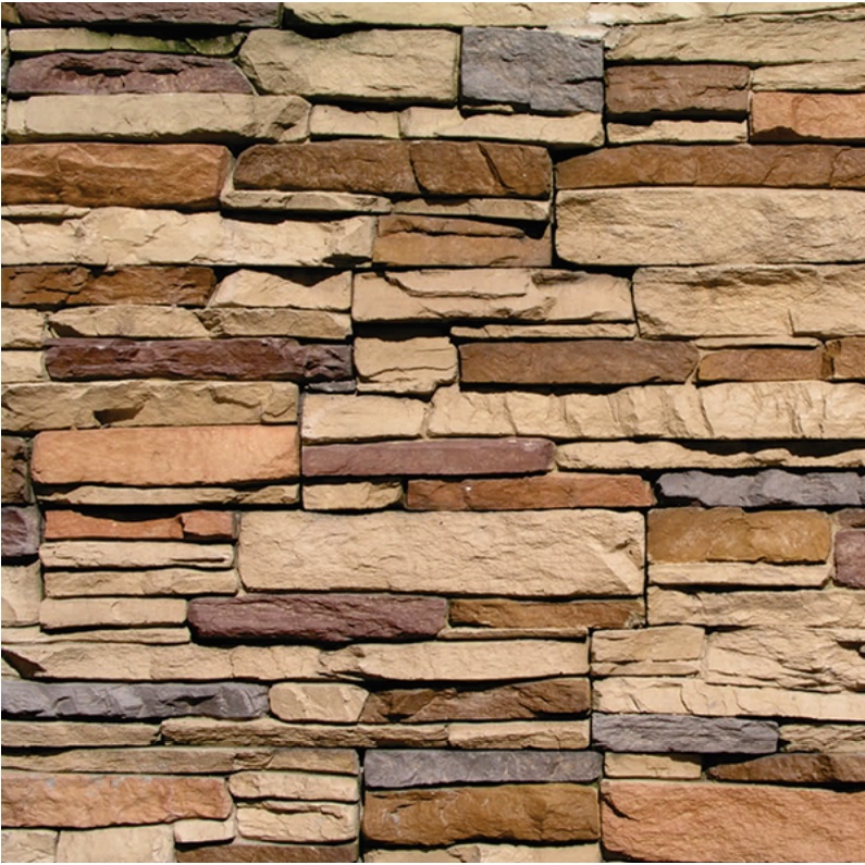 Papel de Parede Pedra 3d Canjiquinha 1mx57cm PED48N