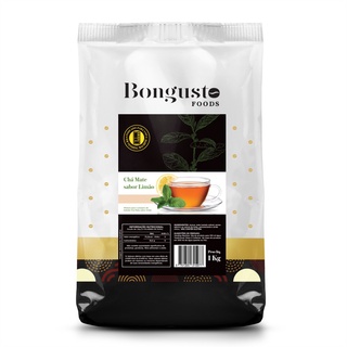 Chá Mate Sabor Limão - pacote de 1kg.