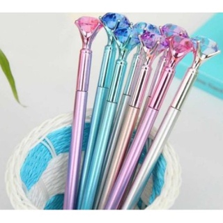 KIT 10 Canetas Diamante ou Flor Cristal Esferográfica Ponta Fina em Oferta na Shopee