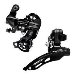 KIT CÂMBIO SHIMANO TOURNEY TRASIERO E DIANTEIRO TY300 / TZ510
