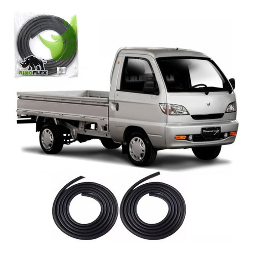 Par De Borrachas Para Porta Lateral Hafei Towner Junior em Oferta na Shopee