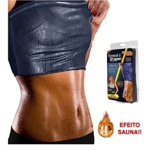 Cinta Regata Modeladora Feminina Efeito Sauna em Oferta na Shopee