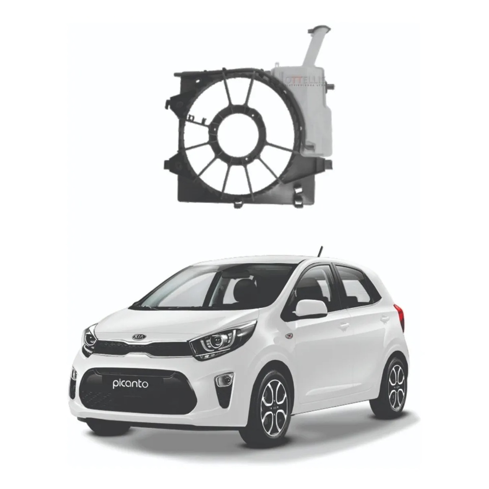Reservatorio Do Radiador Com Defletor Kia Picanto 2012/2013/2014