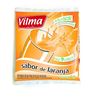 Kit Com 3  Sucos Refresco Em  Pó Vilma 1kg Faz 9 Litros em Oferta na Shopee