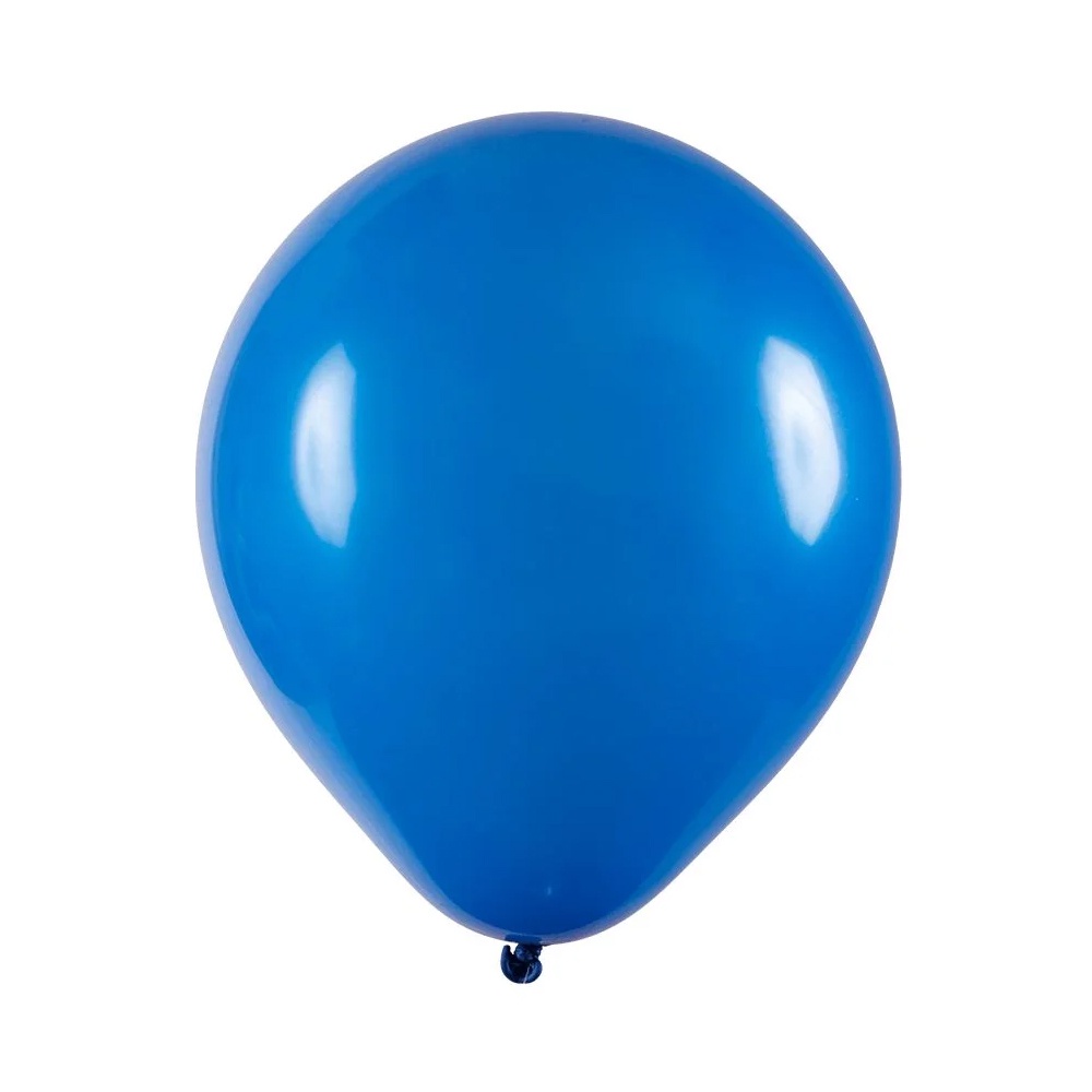 Balão De Festa Redondo Liso - Azul - 12" 30cm - 24 unidades - Art Latex