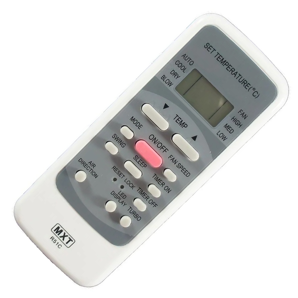 CONTROLE REMOTO PARA AR TRANE ELETROLUX MIDEA R51 FBG-9020 R51K/BGE R51D R51/CE R51M/CE