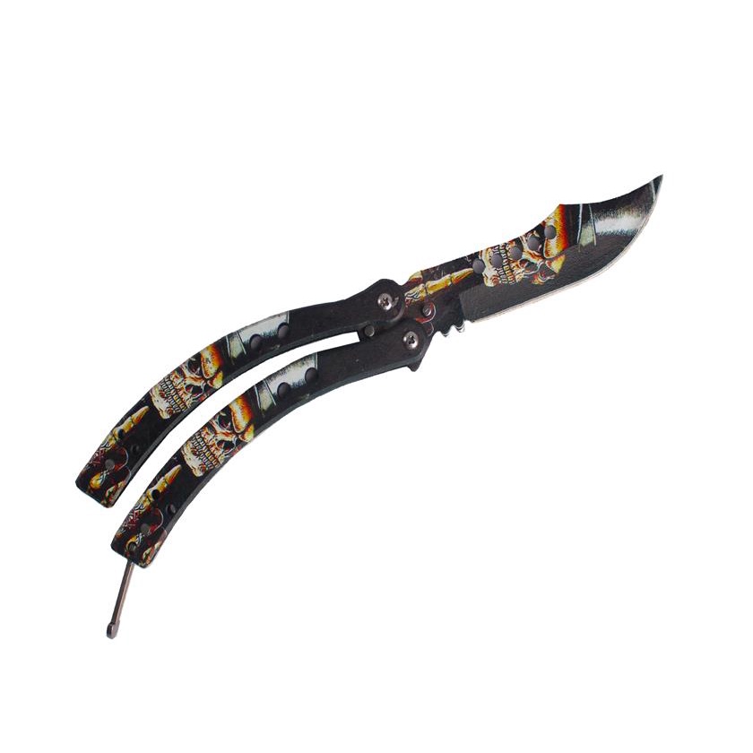Canivete Faca Butterfly Lamina Curva CS GO Colecao | Shopee Brasil