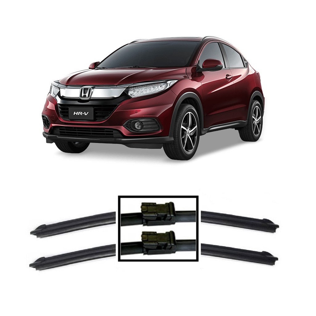 Par de Palhetas para Limpador de Parabrisa Dianteiro para Honda HRV ano 2018 2019 2020 2021