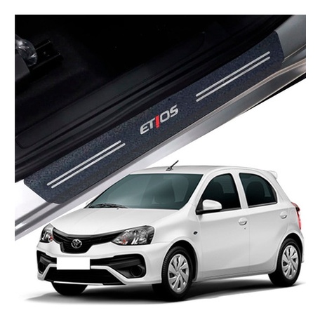 Soleira 8 Peças Toyota Etios 12 13 14 15 16 Em Diante
