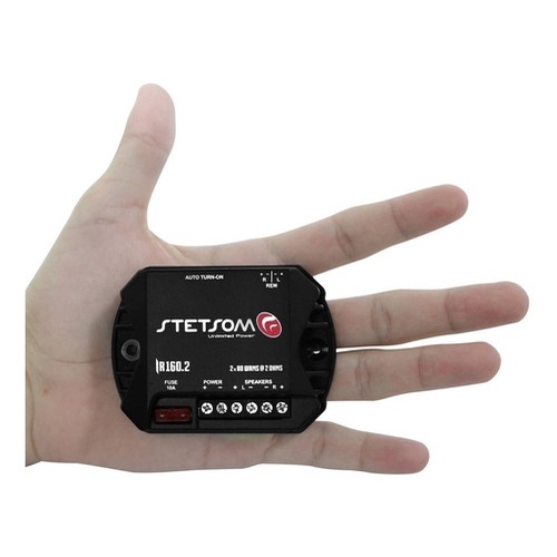 Módulo Stetsom Mini Ir 160.2 Digital Som Automotivo 2 Canais em Oferta na Shopee