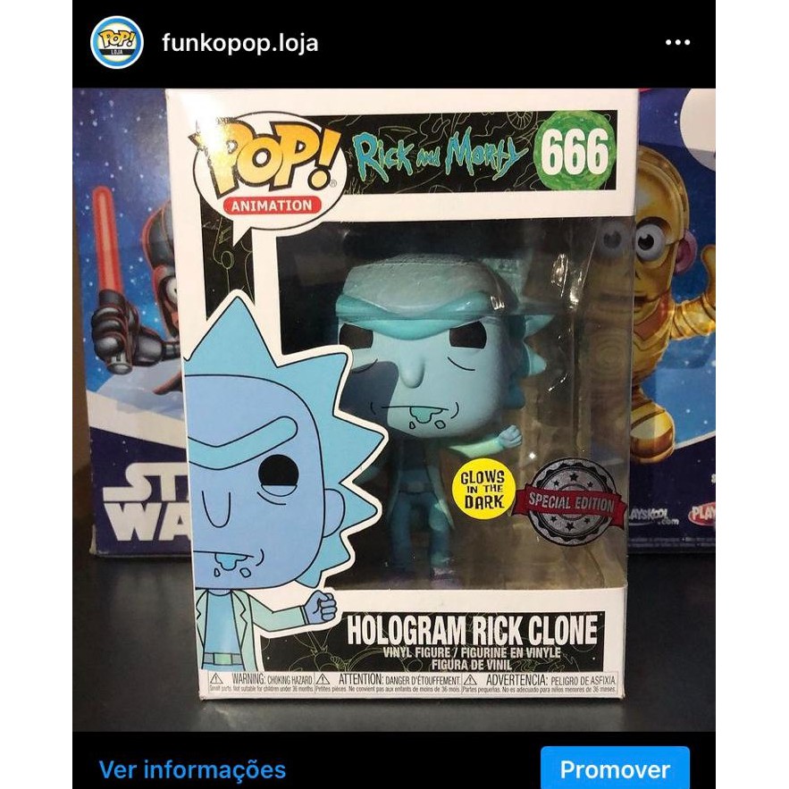 Funko Pop! Rick And Morty - Hologram 