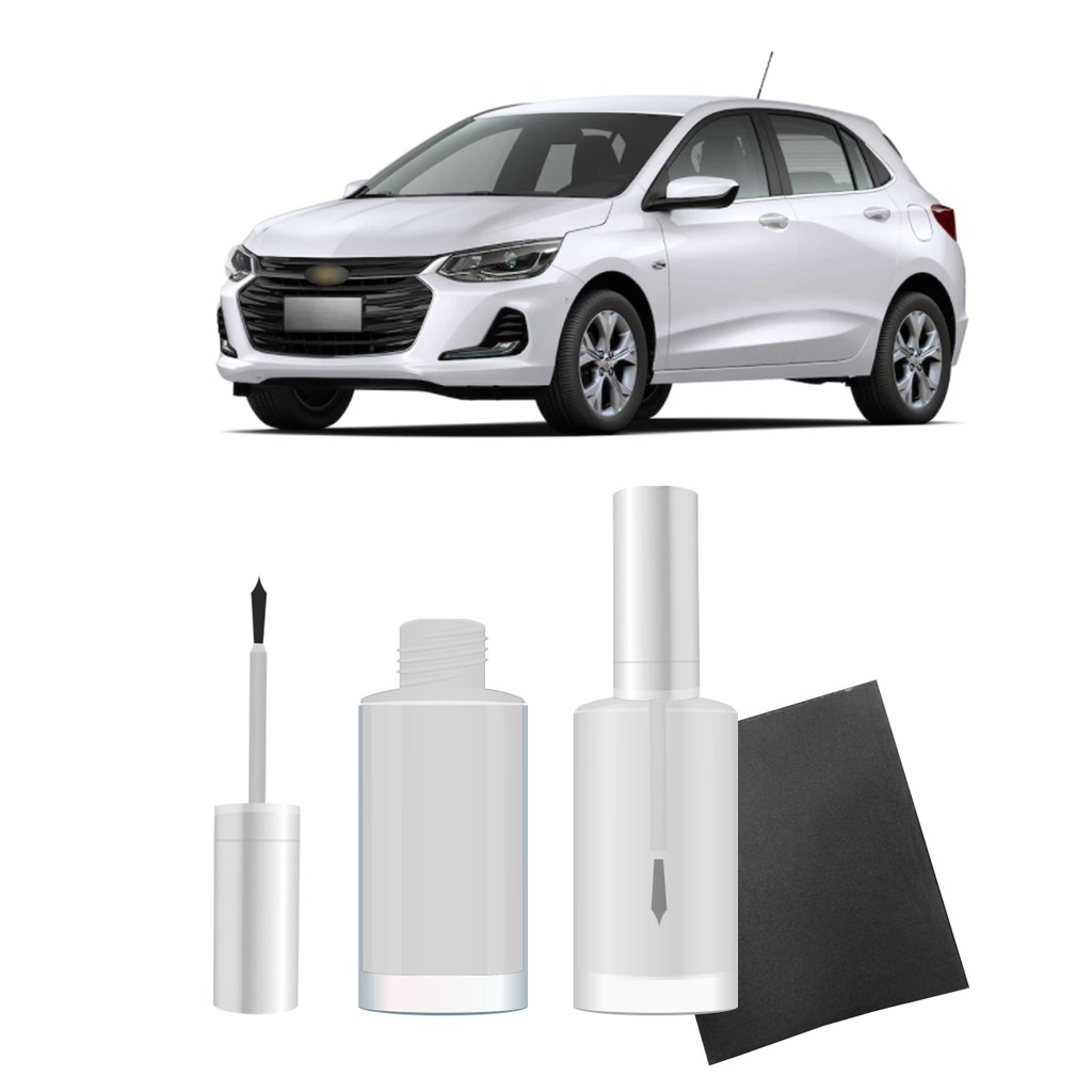Tinta Tira Risco Automotivo Branco Summit Gm Montana Celta Tracker Prisma Onix 2013 até 2025 em Oferta na Shopee
