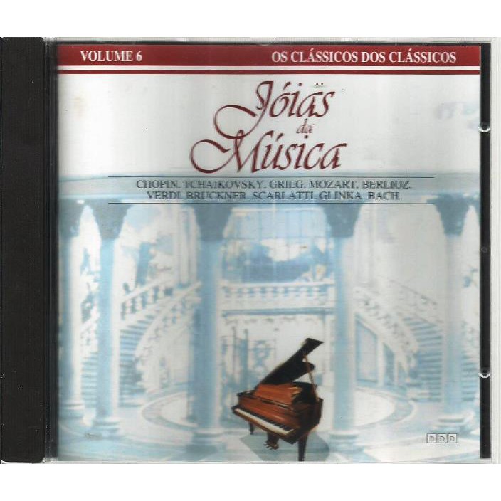 1069 Mcd- Cd Original 1999- Joias Da Música- Volume 6- Os Clássicos Dos Clássicos