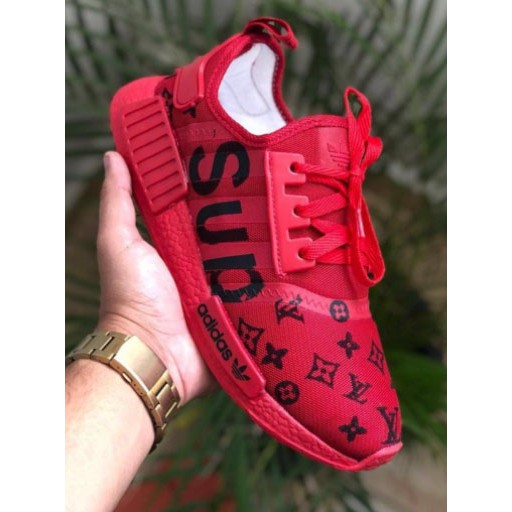 Adidas nmd supreme vermelho sale