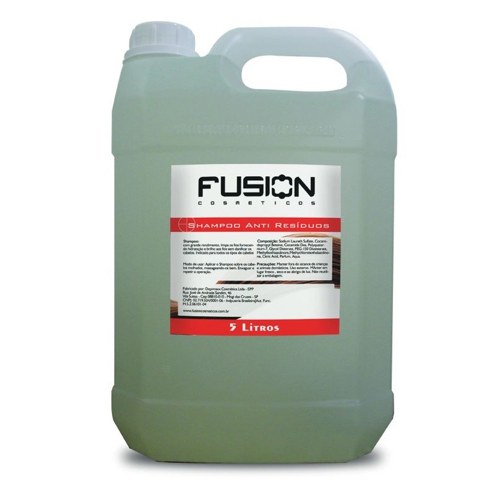 Shampoo 5 Litros Anti Resíduo Profissional Preço de Fábrica