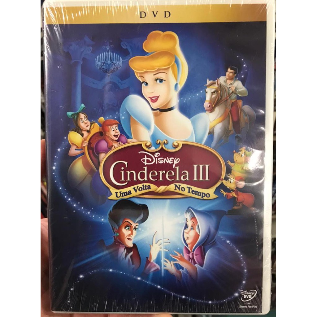 DVD Cinderela 3 Uma Volta No Tempo 2007 Original Novo/Lacrado